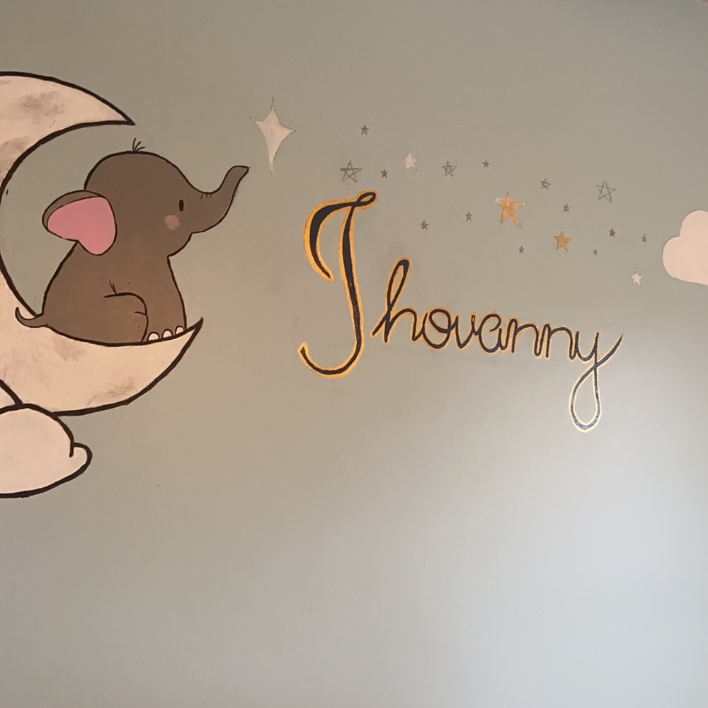 Personalized baby wall paintings